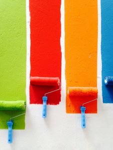 Home four-orange-green-blue-and-red-paint-rollers-46jud4zy1xa